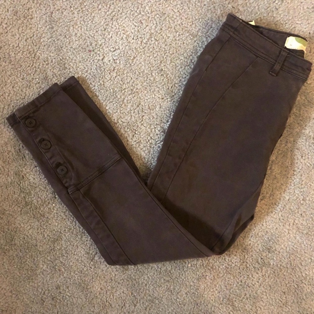 Anthropologie Dark Gray Pants